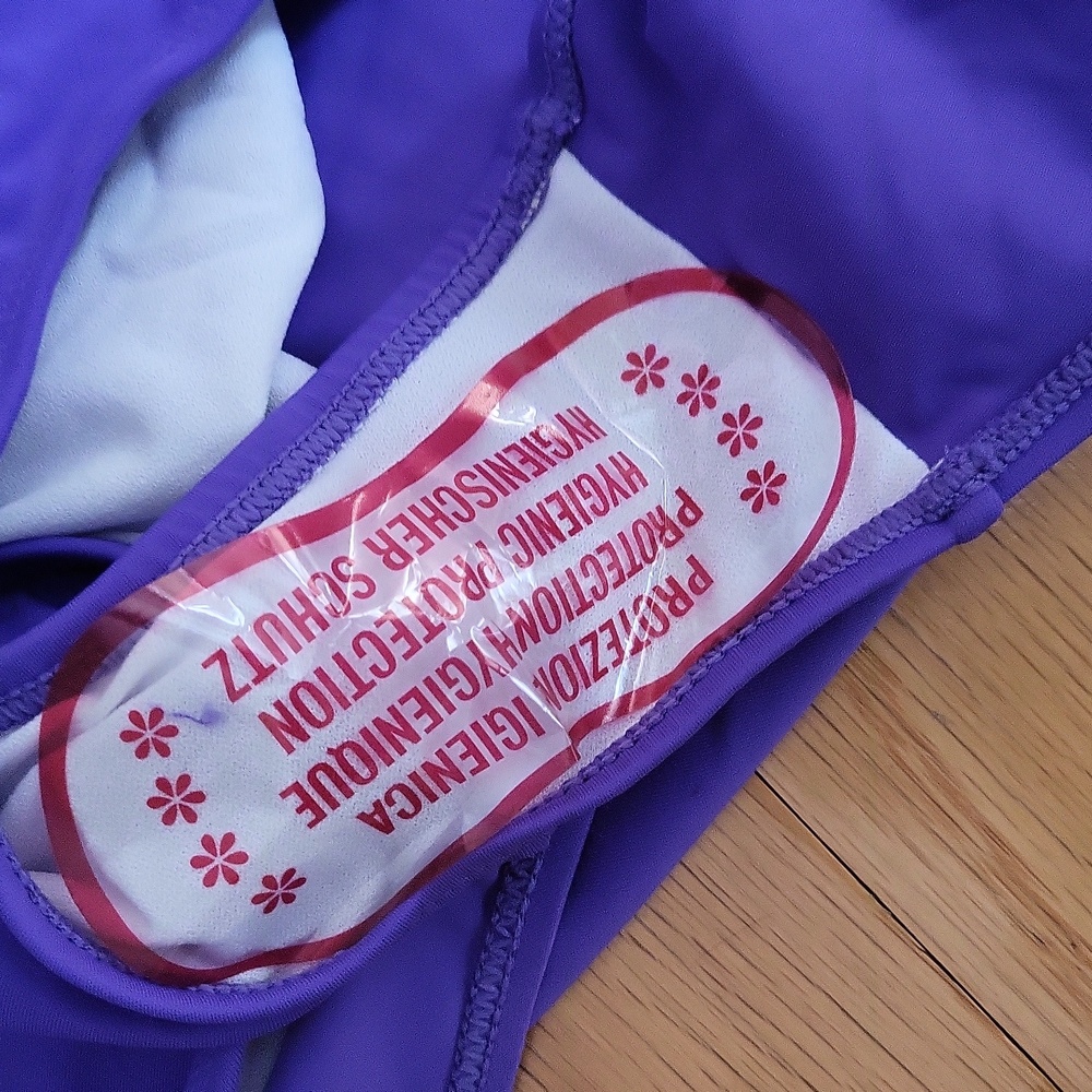 NWOT Vibrant Purple One-Shoulder Swimsuit - Picture 11 of 12